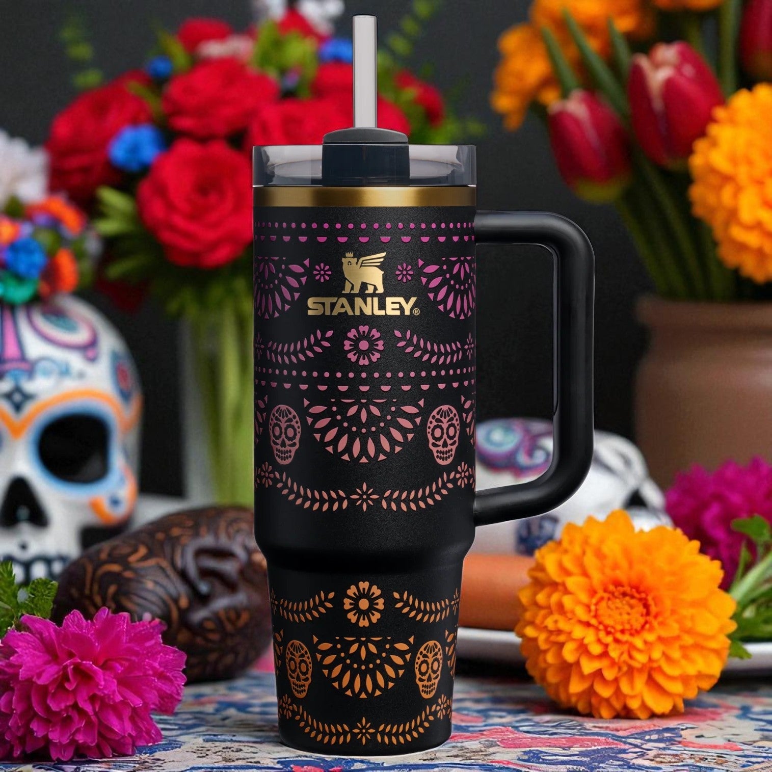 DÃa de Los Muertos Tumbler